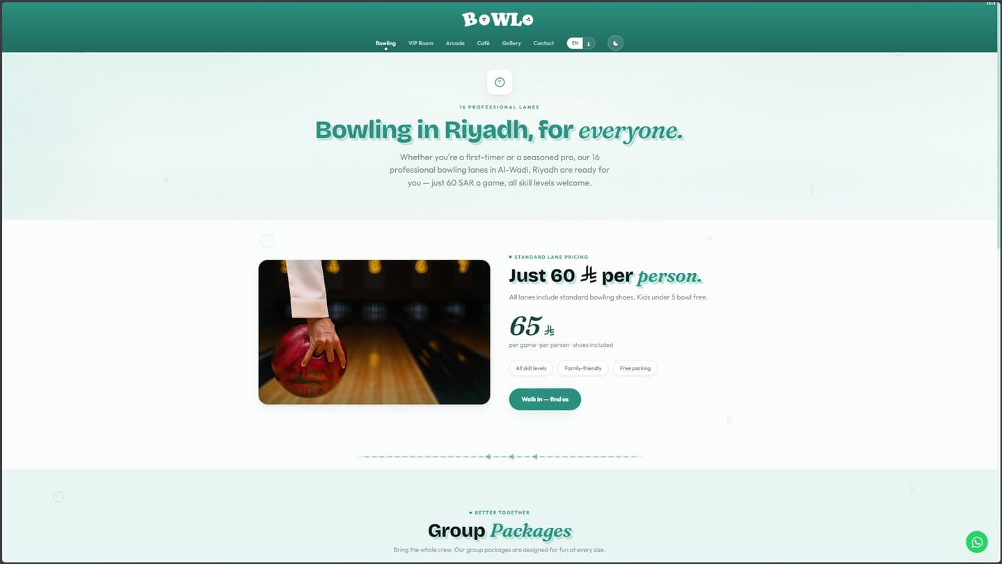 Bowlo — Bowling & Arcade Entertainment Platform — Bowling — lanes & pricing